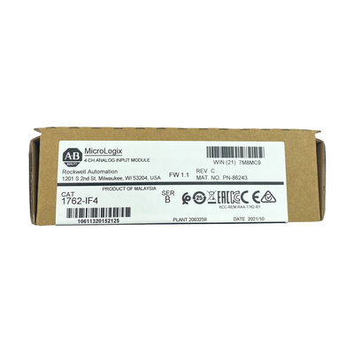 Allen Bradley PLC MicroLogix 4 Point Analog Output Module 1762-IF4