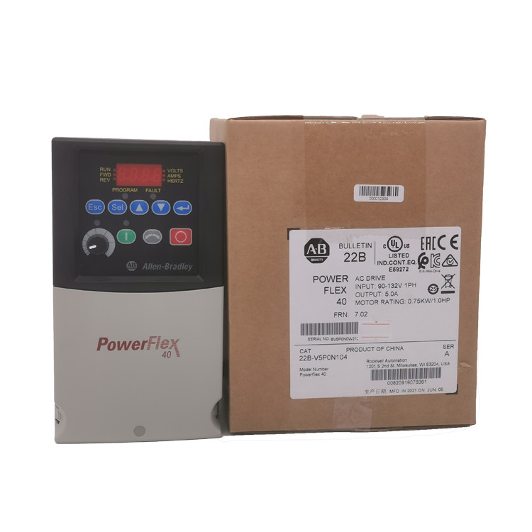 0.75 KW 1 HP PowerFlex AC Drive , Power Flex 40 22B-V5P0N104