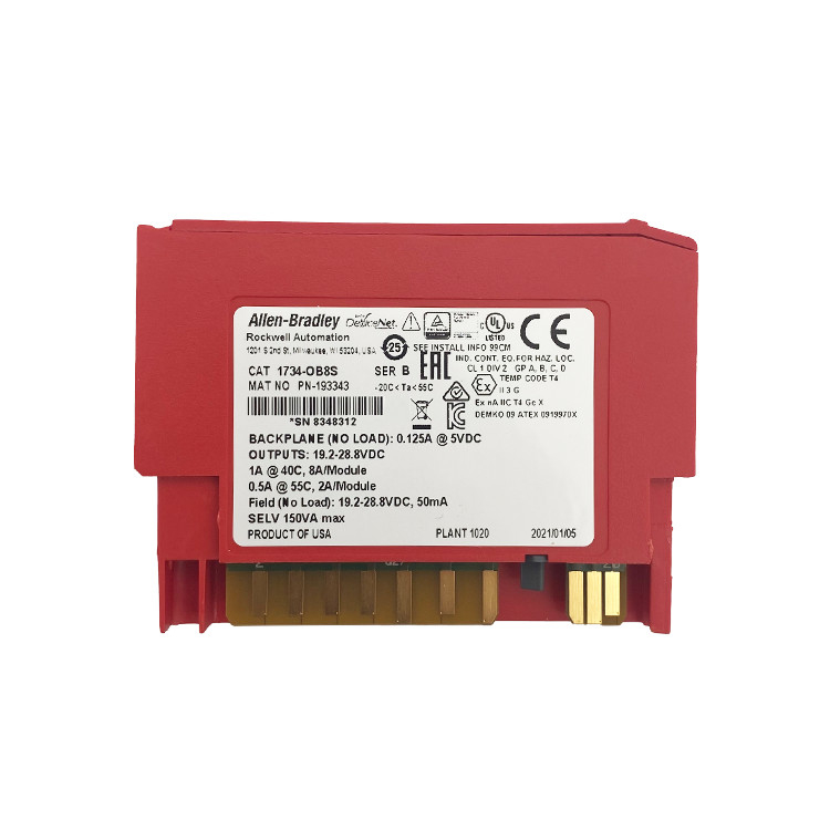 Allen Bradley 1734-OB8E PLC DC Input Module 8 Points