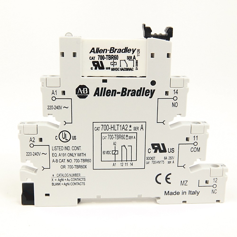 Terminal Block Allen Bradley Programmable Logic Relays 700-HLT1U24