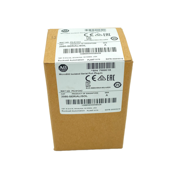 Allen Bradley PLC Micro800 Isolated Serial Port Plug-In 2080-SERIALISOL