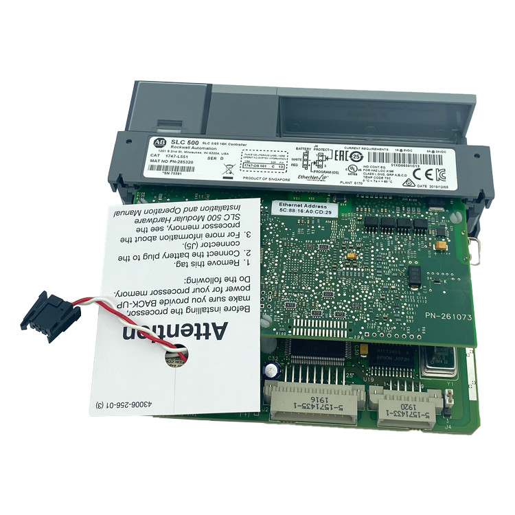 Allen Bradley PLC SLC 5/05 16K Controller 1747L551