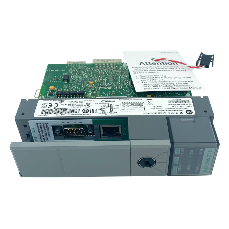 Allen Bradley PLC SLC 5/05 16K Controller 1747L551